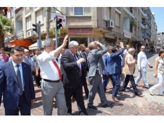 Balkız Akhisar’da Esnaf Ziyareti Yaptı