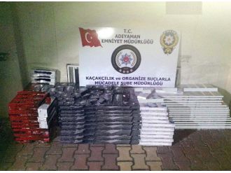 Adıyaman’da Kaçak Sigara Ele Geçirildi