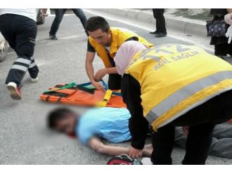 Bisikletiyle Okuldan Dönerken Aracın Altında Kaldı