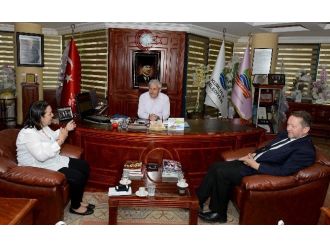Almanya Konsolosu, Başkan Çetinkaya’yı Ziyaret Etti