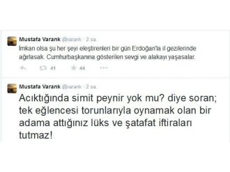 Varank’tan Cumhurbaşkanı Erdoğan’ı Eleştirenlere Tweetli Cevap