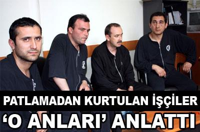 Kurtulan işçiler o anı anlattılar 