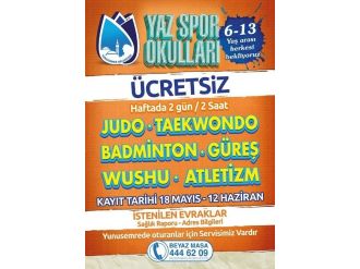Yunusemre’de Yaz Okulları Kursları Başlıyor