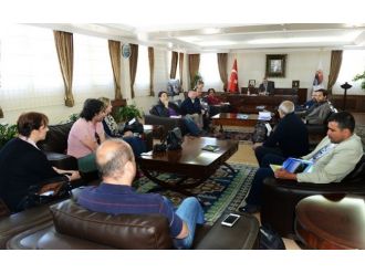 Vali Deniz, İfad Heyetini Kabul Etti