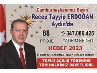 Cumhurbaşkanı Erdoğan, 27 Mayıs’ta 88 Projenin Toplu Açılışını Yapacak