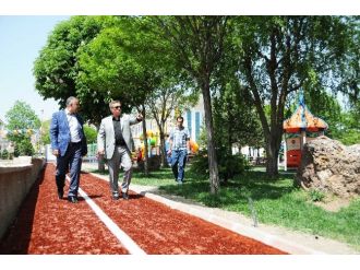 Başkan Çetin, Parkları Denetledi