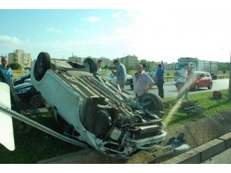 Antalya’da Trafik Kazası: 1 Yaralı