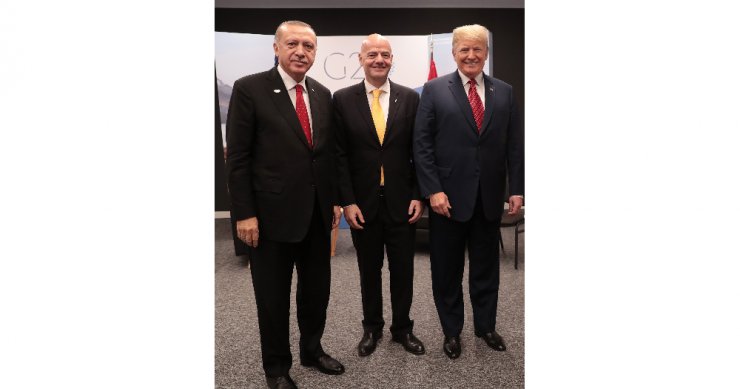 Erdoğan Trump’la bir araya geldi