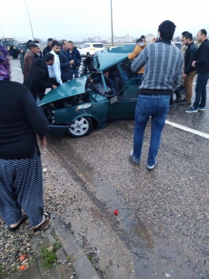 Kahramanmaraş’ta zincirleme kaza: 4 yaralı