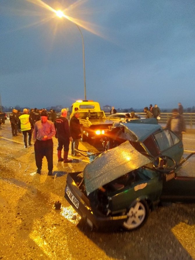 Kahramanmaraş’ta zincirleme kaza: 4 yaralı