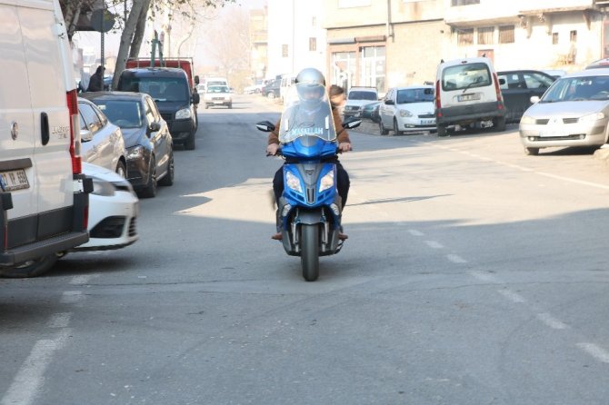 Kahramanmaraş'ta bir garip olay! Çalınan motosikletinin cezasını ödüyor