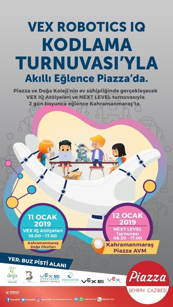 VEX Robotics Turnuvası Kahramanmaraş'ta yapılacak
