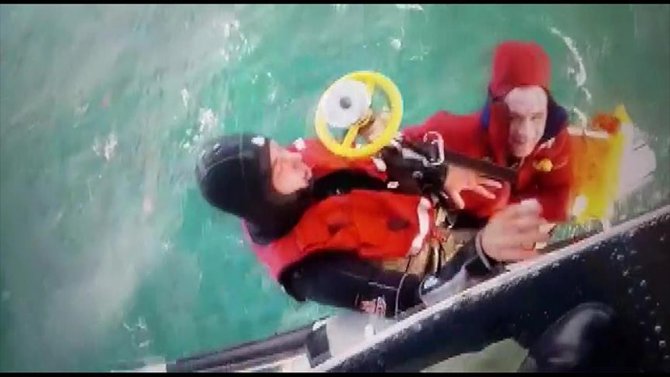 Samsun açıklarında batan gemiye başarılı operasyon