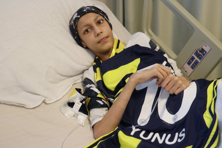 14 yaşındaki Yunus Samet Atalay, büyük mutluluk yaşadı