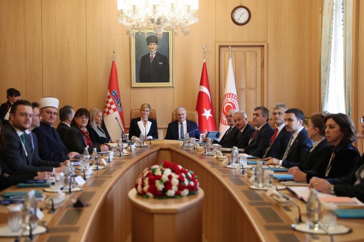 Hırvatistan Cumhurbaşkanı Türkiye'de