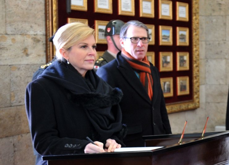 Hırvatistan Cumhurbaşkanı Türkiye'de