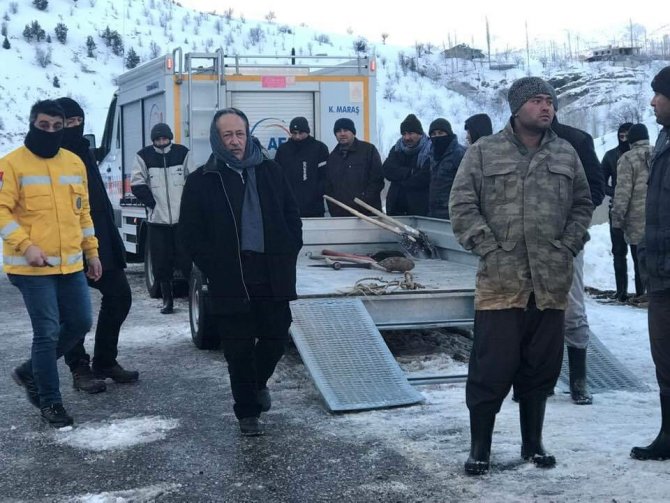 Kahramanmaraş’ta çığ altında kalan vatandaşın cansız bedenine ulaşıldı