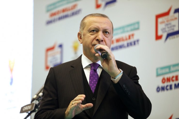 Erdoğan Ordu'da konuştu: 'Topraklarımıza göz dikenlerin gözlerini çıkaracağız'