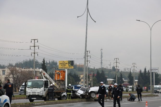 Kahramanmaraş'ta feci kazada sürücü hayatını kaybetti
