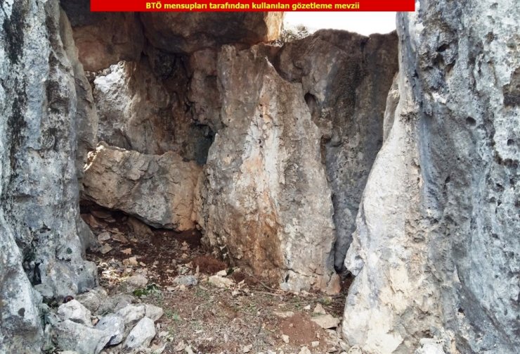 Terör örgütünün inleri yerle bir edildi