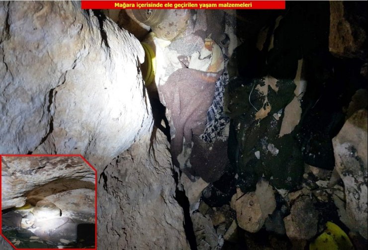 Terör örgütünün inleri yerle bir edildi