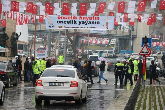 Kahramanmaraş'ta sürücüler uyarıldı