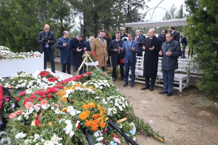 Bakan Soylu’dan Denktaş ailesine taziye ziyareti