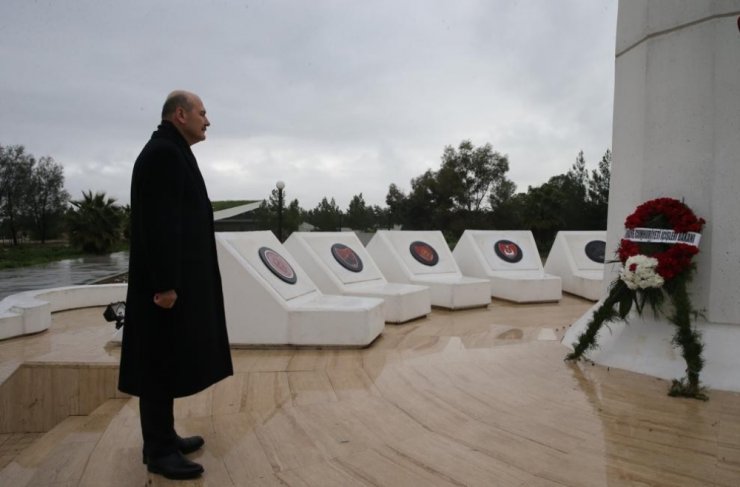 Bakan Soylu’dan Denktaş ailesine taziye ziyareti