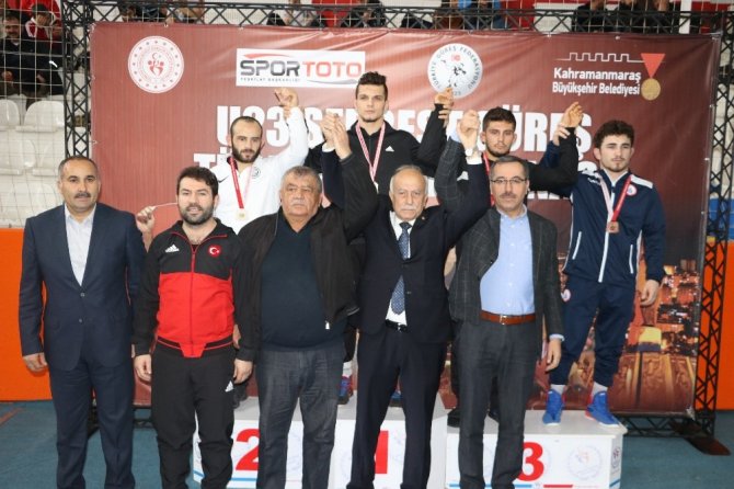 U23 Türkiye Serbest Güreş Şampiyonası sona erdi