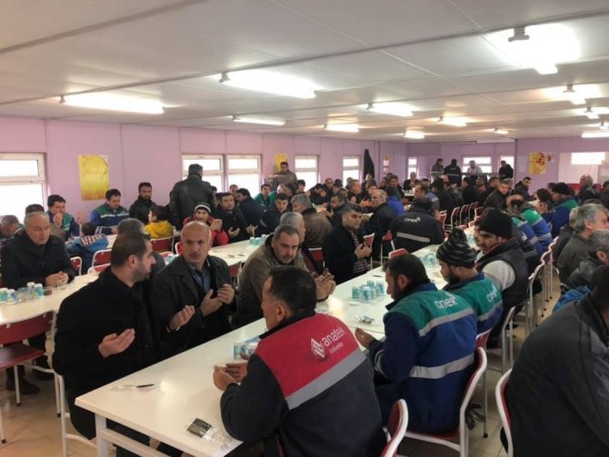 Afşin'de 11 maden şehidi dualarla anıldı