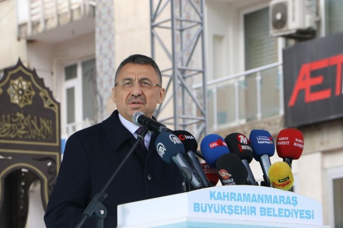 Cumhurbaşkanı Yardımcısı Fuat Oktay Kahramanmaraş'ta