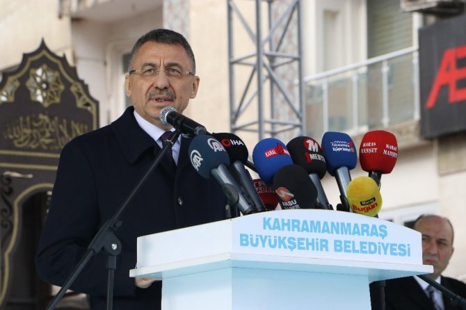 Cumhurbaşkanı Yardımcısı Fuat Oktay Kahramanmaraş'ta