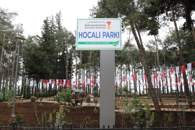 Hocalı Parkı ve Müzesi Kahramanmaraş'ta açıldı