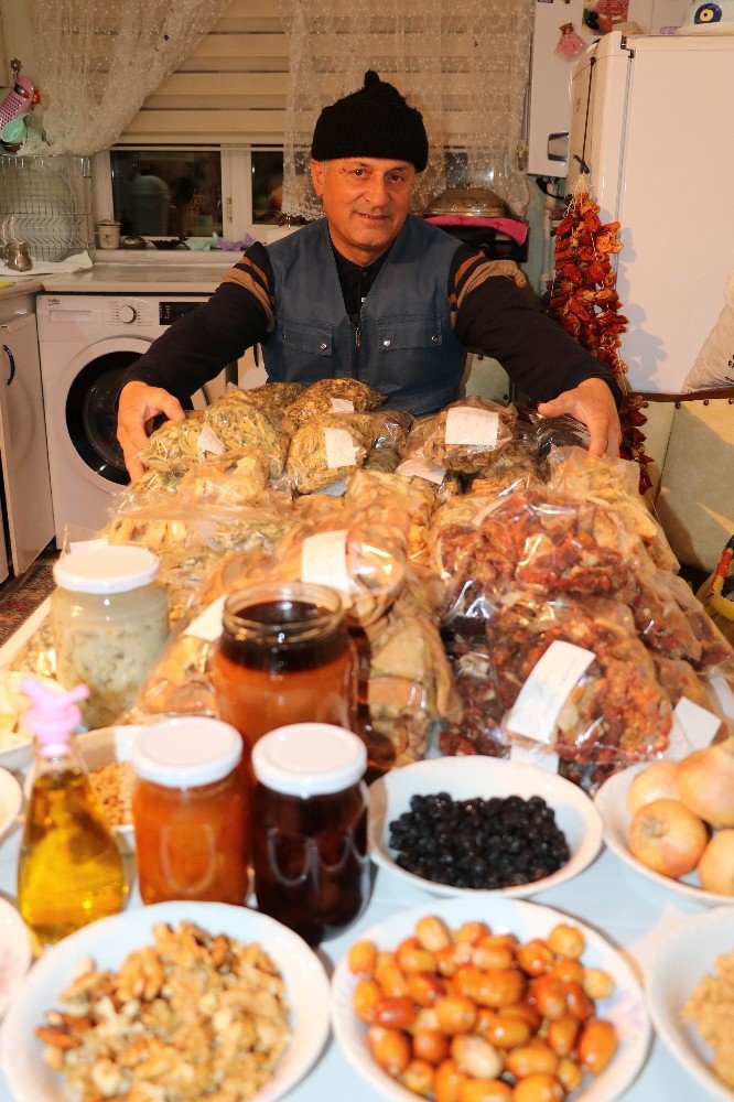 Kahramanmaraşlı çiftçi yazın hazırlıyor kışın tüketiyor