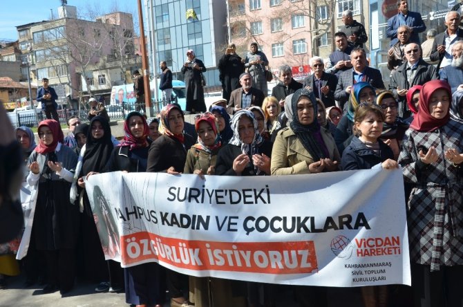 Suriye'de esir tutulan kadınların serbest bırakılmasını istediler