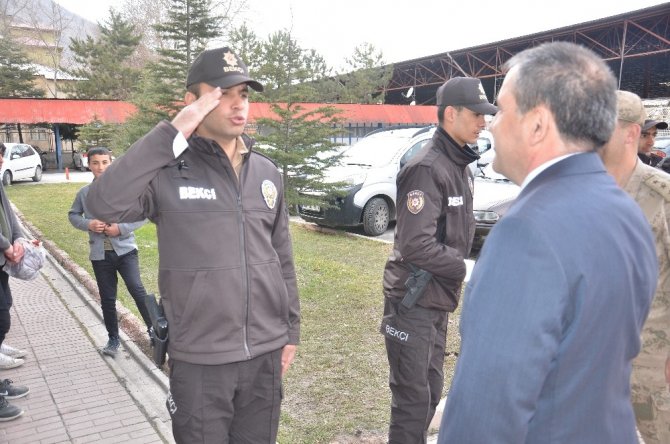 Elbistan’da 20 mahalle bekçisi göreve başladı