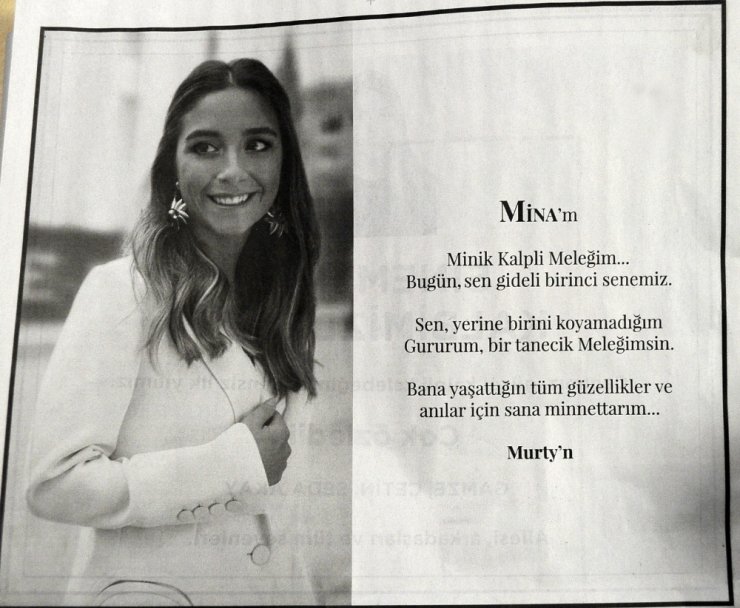 Murat Gezer'den anlamlı ilan