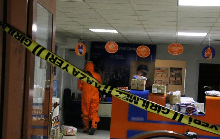 Ankara’da kargo şirketinde “klor gazı” paniği yaşandı