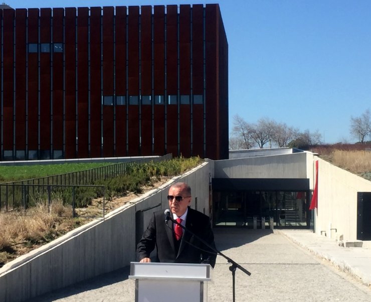 Cumhurbaşkanı Erdoğan Troya Müzesi’ni açtı