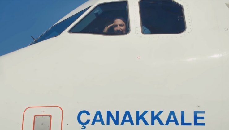 THY Çanakkale’ye ilk uçuşunu şehitlere adadı