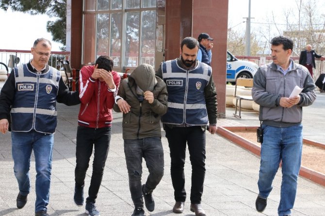 Kahramanmaraş’ta tepsi hırsızları tutuklandı