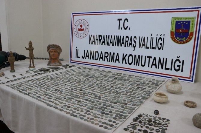 Kahramanmaraş’ta tarihi eser operasyonu