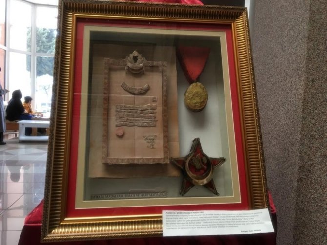 Kahramanlık anısına anlamlı sergi düzenlendi