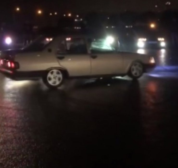 İstanbul’da asker konvoyunda “drift” terörü kamerada