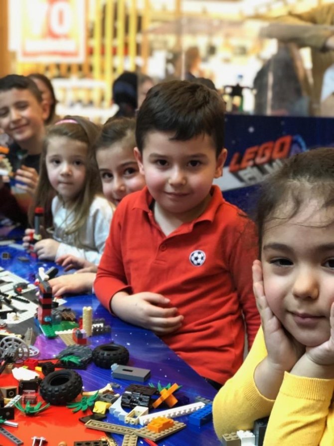 Kahramanmaraşlı çocuklar Lego'ya doydu