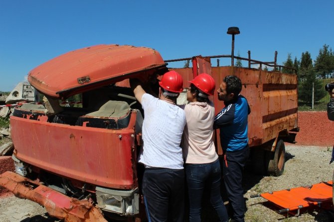 Kahramanmaraş’ta afet ve acil durum tatbikatı yapıldı