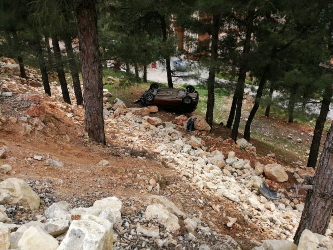 Kahramanmaraş'ta bu otomobilden sağ çıktı