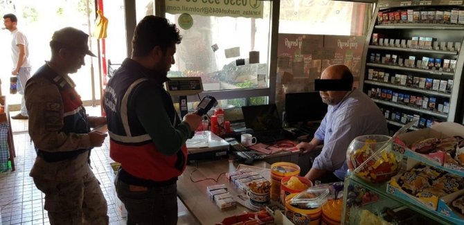 Kahramanmaraş'ta kaçak sigara satan iş yerine ceza yağdı