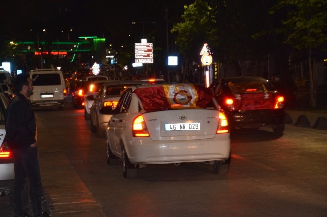 Kahramanmaraş Galatasaray'ın galibiyetini kutladı
