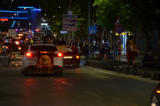 Kahramanmaraş Galatasaray'ın galibiyetini kutladı